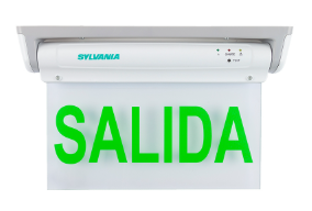 SENAL DE SALIDA EN ESPANOL COLOR VERDE