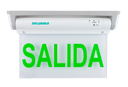 SENAL DE SALIDA EN ESPANOL COLOR VERDE